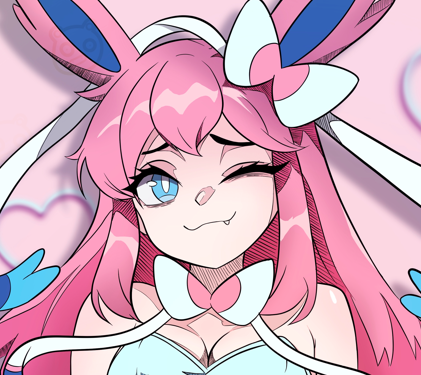 Sylveon Girl Anime Print