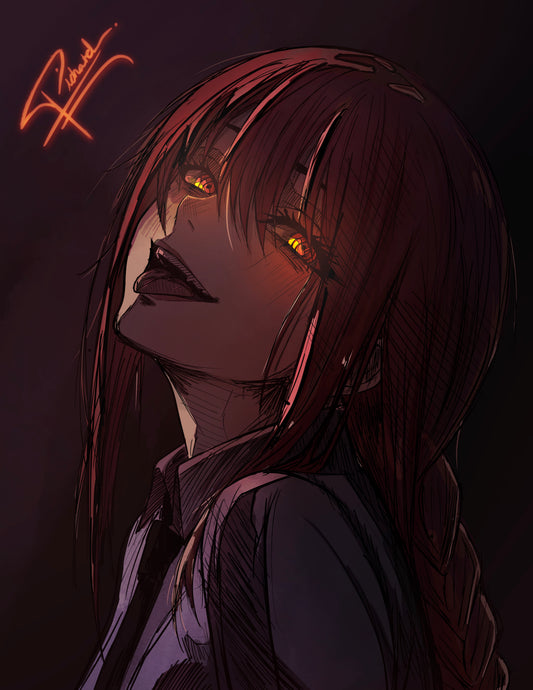 Makima Anime Print